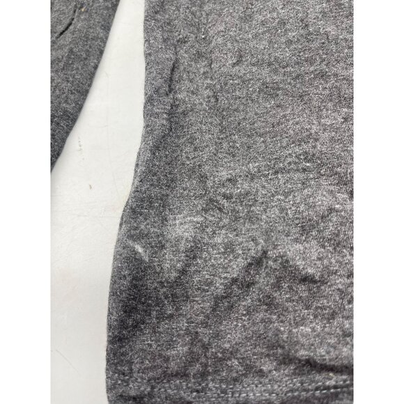 spense long sleeve turtle neck shirt gray viscose blend bust cut out medium READ - Picture 4 of 6